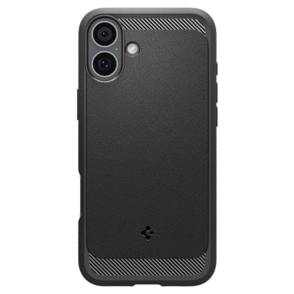 TS-Spigen Rugged Armor Magsafe Skal för iPhone 16 Plus - Svart
