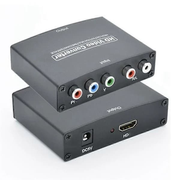 Ypbpr til HDMI-komponent til HDMI-kompatibel HD-omformer Ypbpr+L/R-lyd til HDMI-kompatibel omformer
