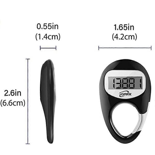 Precise Multifunctional Pedometer, Portable Walking Counter with Easy-to-Use Interface, Creative Step Counter for Exercise, Daily Activity