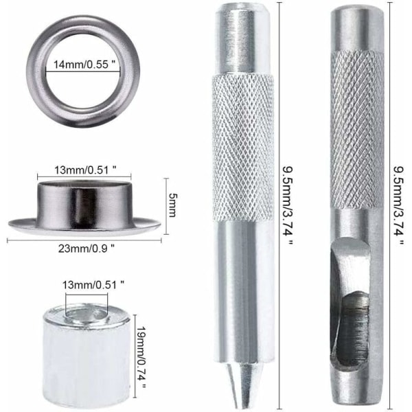 100 kpl setti öljyillä 14 mm öljysetti öljytyökalu metalli öljy öljysetti