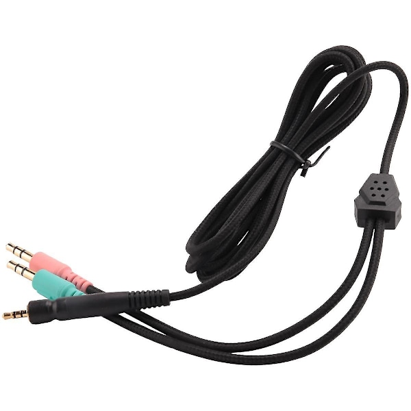 Ersætningskabel til Sennheiser G4ME ONE GAME ZERO 373D GSP 350 / GSP 500 / GSP 600 Hovedtelefoner (PC-version 2 meter) XC