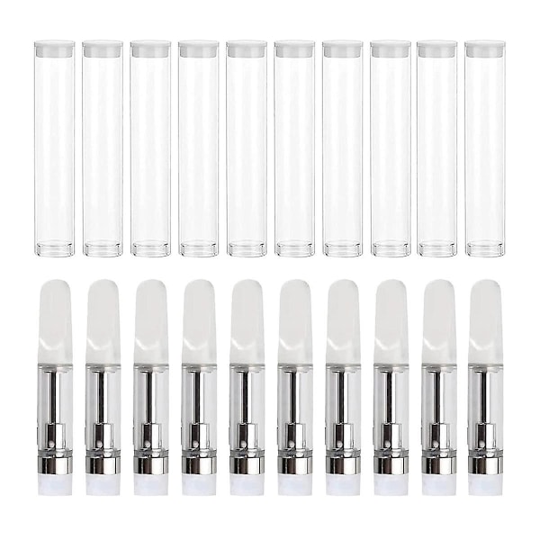 TS-1ml Glas Provrör Klara Platta Provrör (10st)
