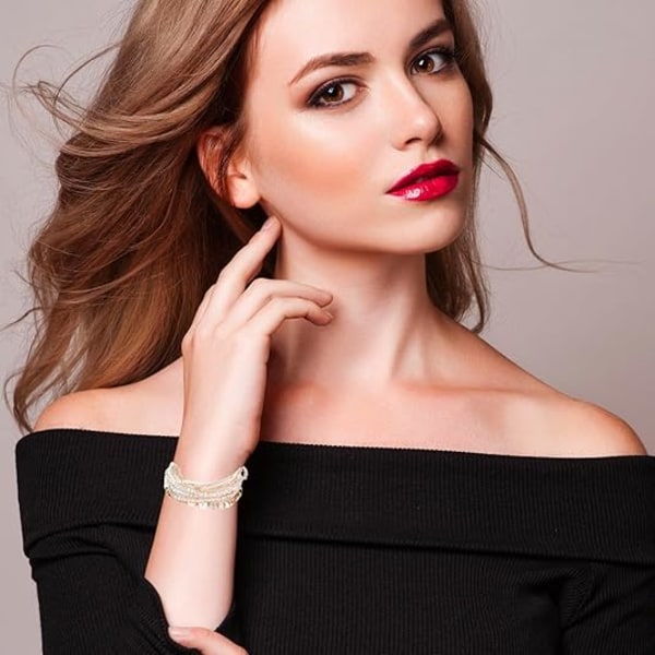 Perlearmbånd til kvinder Stabelbare perler Sommer Regnbue Stack Boho Stretch Håndlavede Krystal Elastiske Farverige Små Perler Bulk Armbånd Kvinder