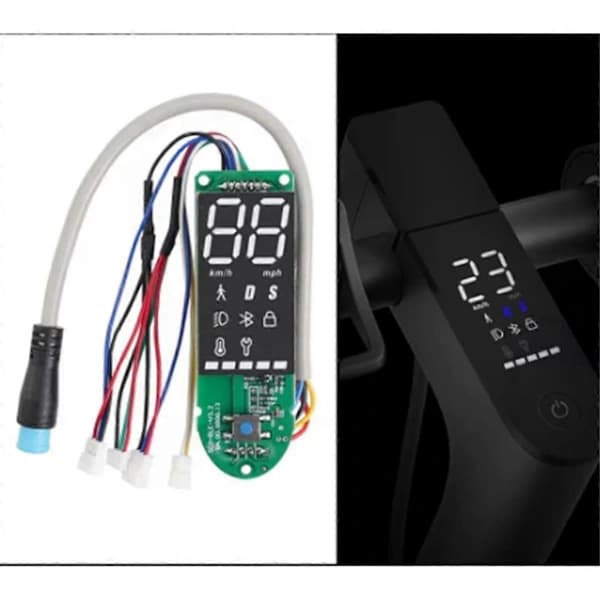 Elektrisk sparkesykkel dashbord for Germany Pro 2 for Pro 2 kretskortmontering Dash Board Display Svart