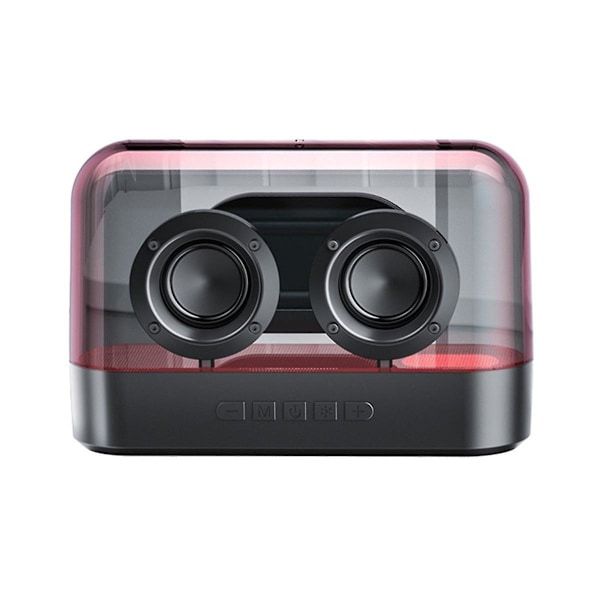 TS-Färgglada Lampor Trådlös Bluetooth Högtalare Glaserad Färgglad Multifunktion Subwoofer Skrivbordsvolym P
