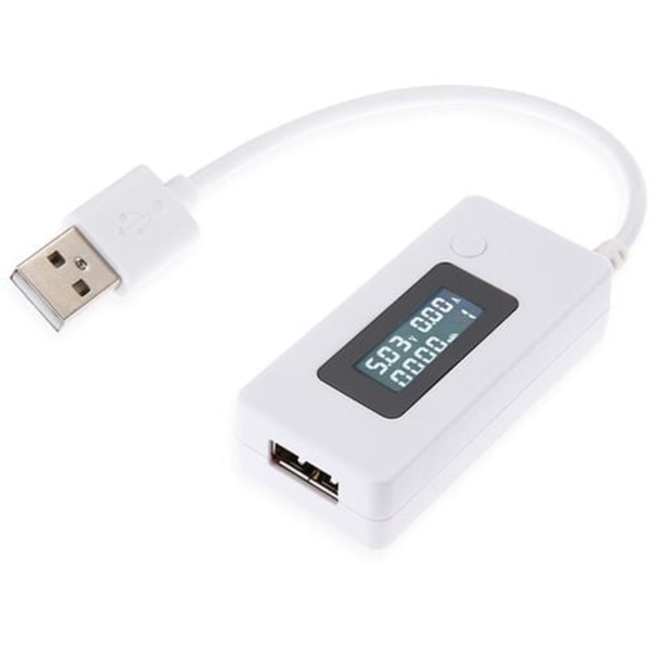 TS-USB Strømmåler Spændingstester Strømmåler USB Oplader Strøm Spænding Kapacitet Detektor til Computer Powerbank til Telefon