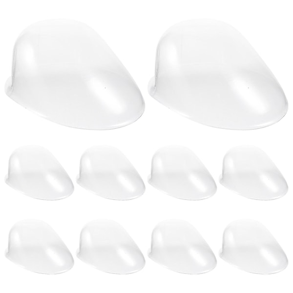 10 st keps keps stöd plast hatt shapers transparent hatt rack hatt display stativ