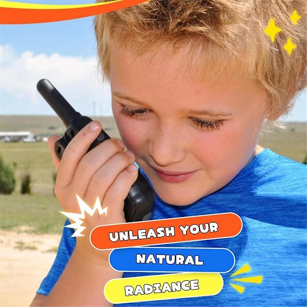 TS-Walkie Talkies Uppladdningsbara För Barn Lång Räckvidd, Julklapp Födelsedagspresent, Vandringsutrustning Camping Spel Leksaker