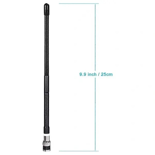 CB-radio Blød Piskantenne 27MHz 100cm PL259 BNC Magnetisk Base