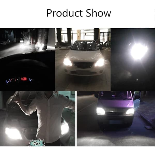 10 stk 55W H7 Halogenlamper Bil Tåkelys Frontlykt Halogenpære Varmt Lys Biltilbehør Universal Hea