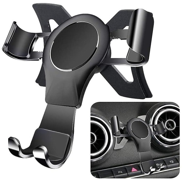 Mobiltelefonholder til Audi A3 8V S3 2014-2019 - Sort