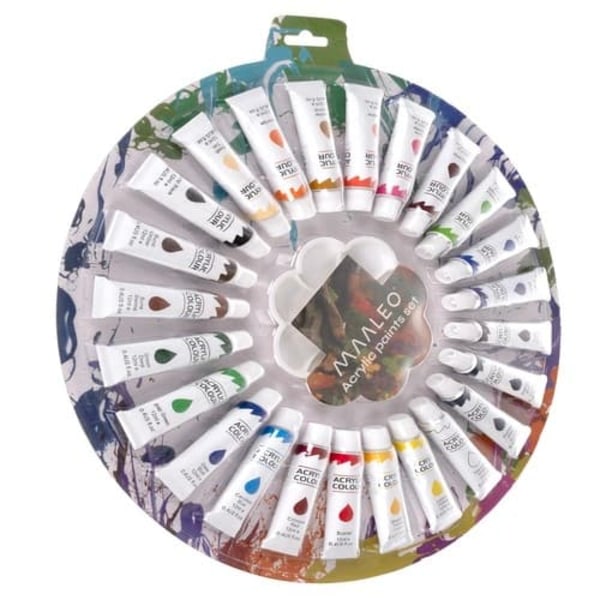 24-pack Akrylfärg / Konstnärsfärg - 12ml