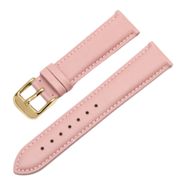 Snygg design och fint utförande klockarmband i roséguld med stiftspänne Pink gold pin buckle 18mm