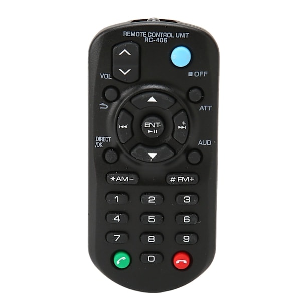 RC 406 -kaukosäädin, yhteensopiva Kenwood KDC X398 KDC 200UB KDC 170Y KMM BT260U KDC X704 CD-vastaanottimen kanssa