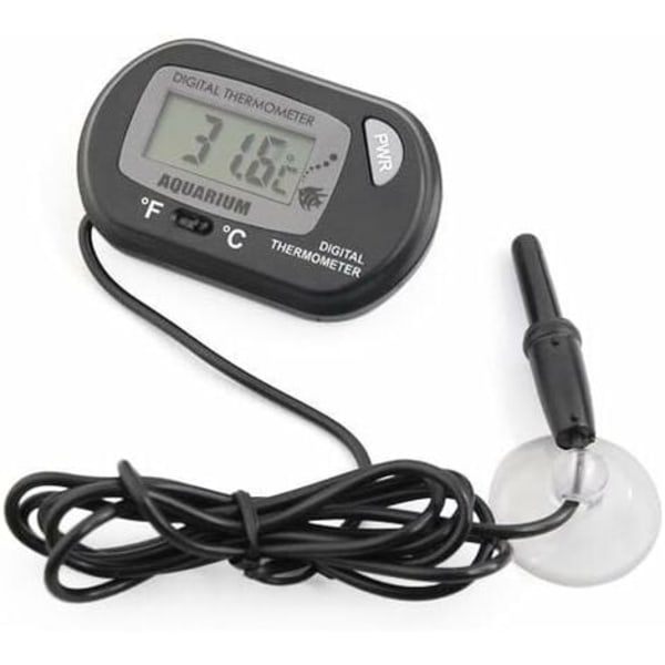 TS-Digitalt LCD termometer til akvarium og vivarium