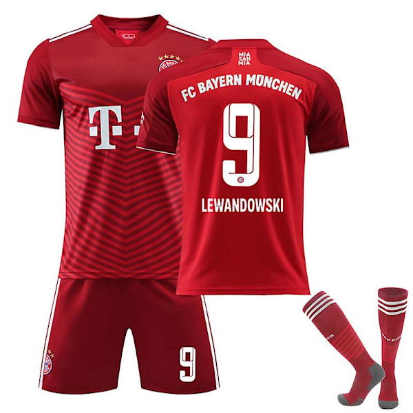 Kausi 2021-2022 FC Bayern München Jalkapallopaidat Paidat SANE LEWANDOWSKI-9 LEWANDOWSKI-9 S