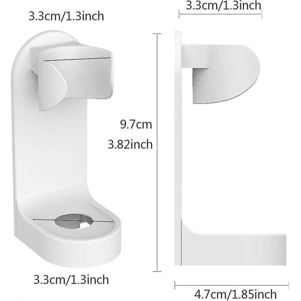 Elektrisk tandborsthållare, 10-pack, väggmonterad