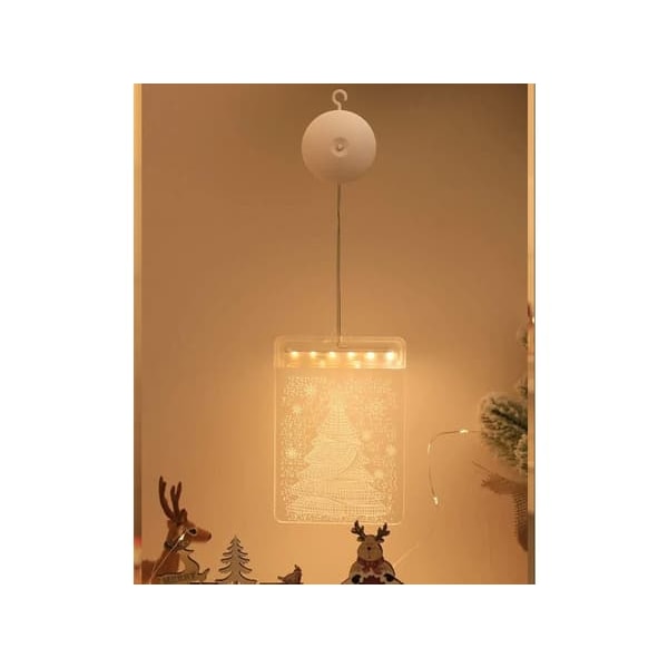 LED Julelampe Vindusdekorasjon