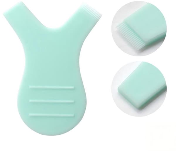 20 Y-formede øjenvippeløftkamme, bløde vippeseparatorer i plast til vippeextensions, saloner og daglig skønhedsbrug, 4,5 x 3,3 cm