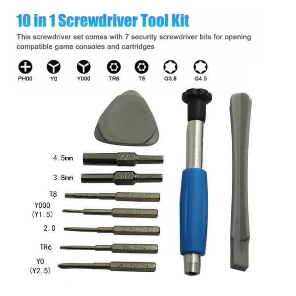TS-Reparationssats kompatibelt med Nintendo Switch / 3DS / DS