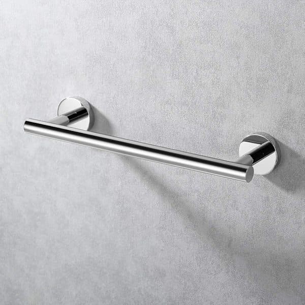 Rustfritt stål håndklestang, veggmontert håndkleholder for baderom