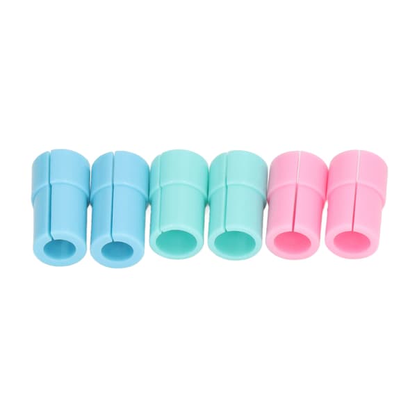 6-pack Pennhållaradapter ABS 3 Färger Verktygstillbehörsset för Sharpie för Cricut 6 Delar 2 Rosa 2 Grön 2 Blå
