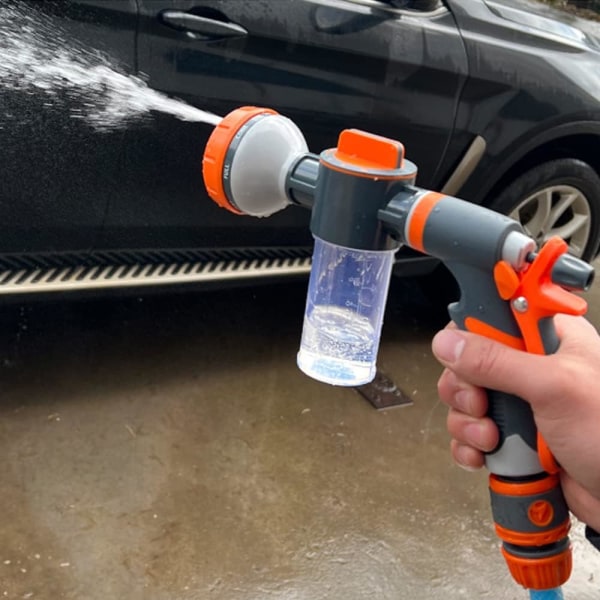 Högtrycks bilpistoltvätt högtryckstvätt (1 st, orange)