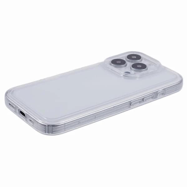 For 16 Pro Deksel Forsterkede Hjørner TPU Transparent Mobilskall