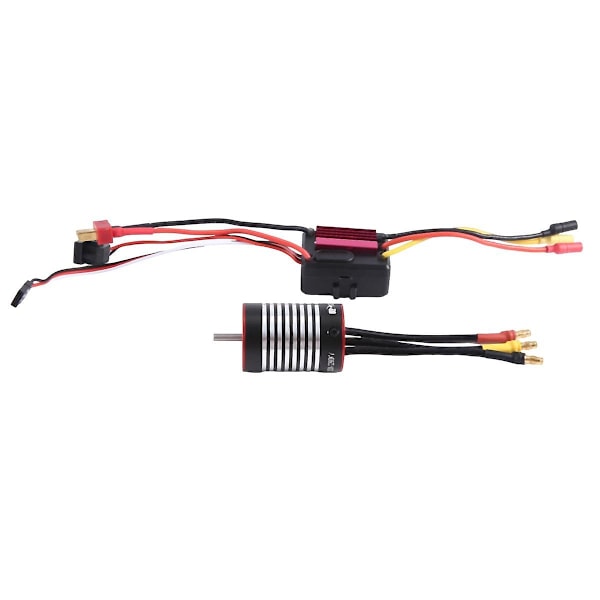 TS-Vattentät 2838 3200kv Borstlös Motor Med 30a Esc Combo Set För 1/8 1/10 1/12 Rc Crawler Bil Lastbil