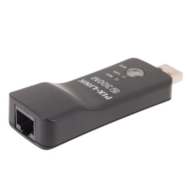 Langaton LAN-sovitin WiFi Dongle RJ-45 Ethernet-kaapeli