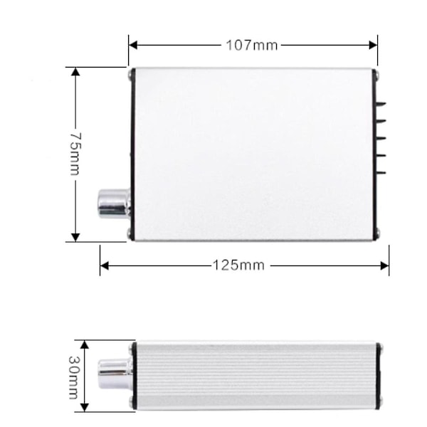 TS-5.1 Bluetooth Digital Förstärkare Tpa3116d2 2.0 Dubbelkanal Högeffekts Multifunktionell Ljudförstärkare