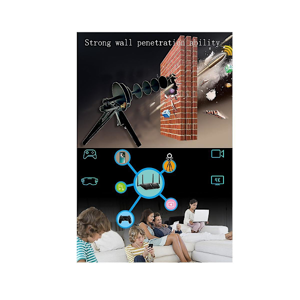 TS-12dbi 2.4g Wifi Signal Mottak Eller Overføring For Retningsbestemt Antenne Datamaskin Trådløst Nettverkskort U