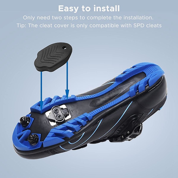 TS-Spd Klampebeskyttere, Holdbare Cykelklampebeskyttere Kompatible Med Sm-sh51 Spd Klamper, 1 par