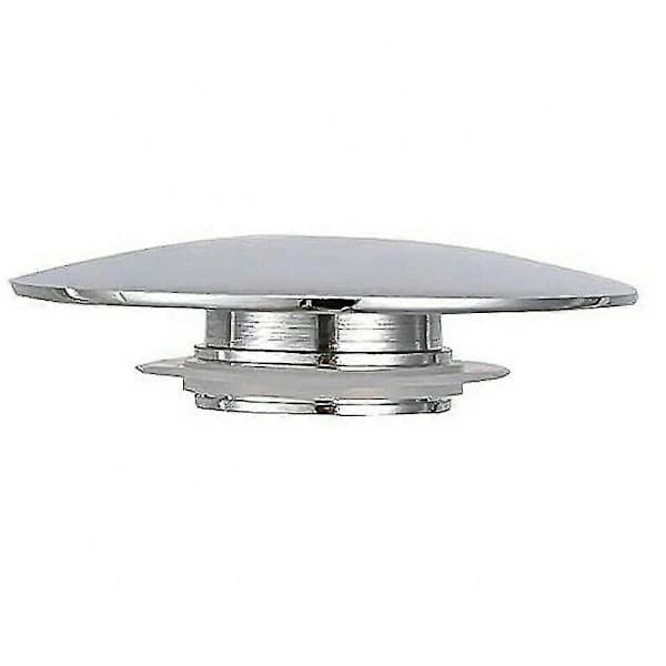 66mm Silver Krom Handfat Avfall Pop-up Sänkkork Click Clack Tryckknapp Badrum Handfat Sänka Upp Avlopp Stopp Avloppstäckning