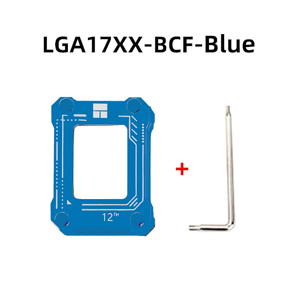TS-Lga17xx-bcf 12. sukupolven CPU:n taivutuskorjauskiinnike CPU:n taivutuksen korjauskehys CPU:n kiinteä taustalevy
