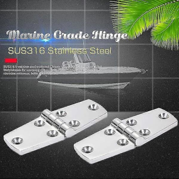 Marine Mount Rustfri Dørhængsler Rustfrit Stål Båd Lem Hængsler Kraftig Hardware Marine Hængsler Båd Platform