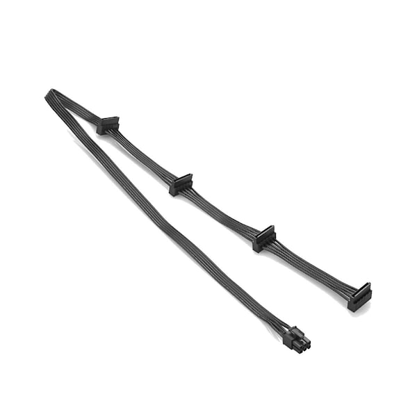 TS-Pcie 6 Pin Hane Till Sata 1 Till 4 Sata Hona Strömförsörjningssplitter För Modulär Rm650x Rm750x Strömförsörjning