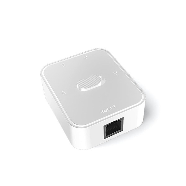 TS-2 Porttia Rj45 Lan Cat6 Kytkinvalitsin 1000mbps 2 Sisään 1 Ulos / 1 Sisään 2 Ulos 2 Sisään 1 Ulos Rj45 Verkkojakaja