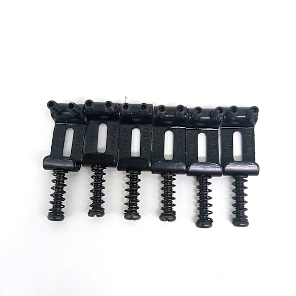 TS-6 Rullebro Strengholder Elektrisk Gitar Sadel For Elektrisk Gitar Tilbehør Svart