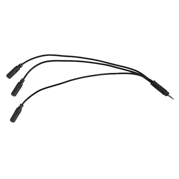 TS-3.5mm Stereo Audio Splitter Kabel Gullbelagt 3.5mm (1/8 Tomme)