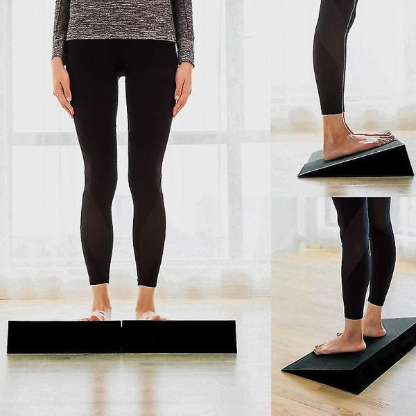 Yogablock Skum Squat Wedge Block Kalv Bår Slant Board Fod Stretch Kilblock Hjem Yoga Fitness Udstyr Tilbehør 15x6x5cm Voksen Unisex