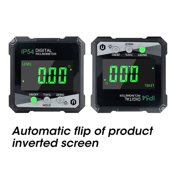 Digital vinkelmåler, gradskive/vinkelmåler med LCD