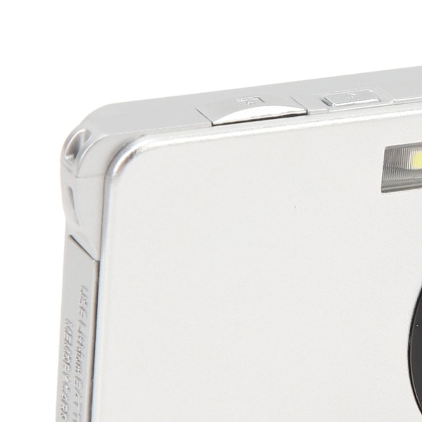 4K Digitalkamera för tonåringar 48MP HD 2,7 tum TFT-skärm 8x zoom autofokus anti-shake fickkamera för resefotografering vloggande silver