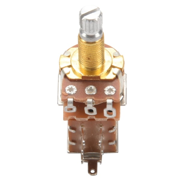 TS-A500k Potentiometer Tryck-Drag Strömbrytare Splinead Dpdt Pot Axel 25mm Elgitarr Ton Volym Delar