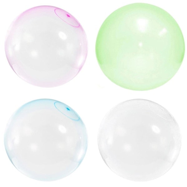2-pak Jelly Balloon Bubble Ball, oppustelig vandbold i blødt gummi - WELLNGS