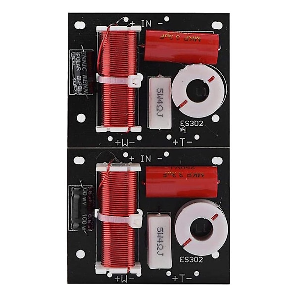 TS-2 stk. 400w Højttaler Frekvensdeler 2 Vejs 2 Enhed Hi-fi Lydhylde Delefilter Basenhed og Diskant