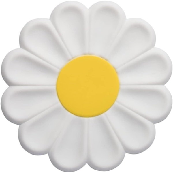 Sødt Dækkeserviet - Silikone - Blomst - Hvid