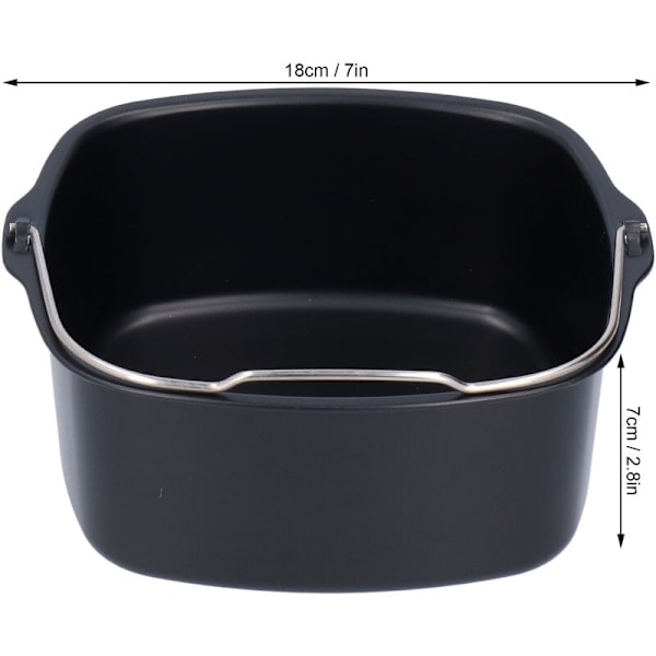 Kakform i järn, fritösform, bakform, fritöstillbehör för HD9925 HD9860 HD9905 01 (18 cm)
