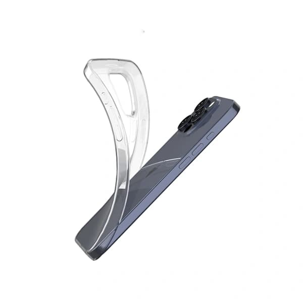 iPhone 16 PRO MAX Deksel Transparent Tynt Silikondeksel 0.3mm