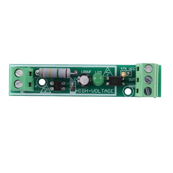 5 stk AC 220V Optokoblingsisolasjonsmodul Spenningsdetektorbrett TTL 3-5V SCM Testing for Mikrokontroller